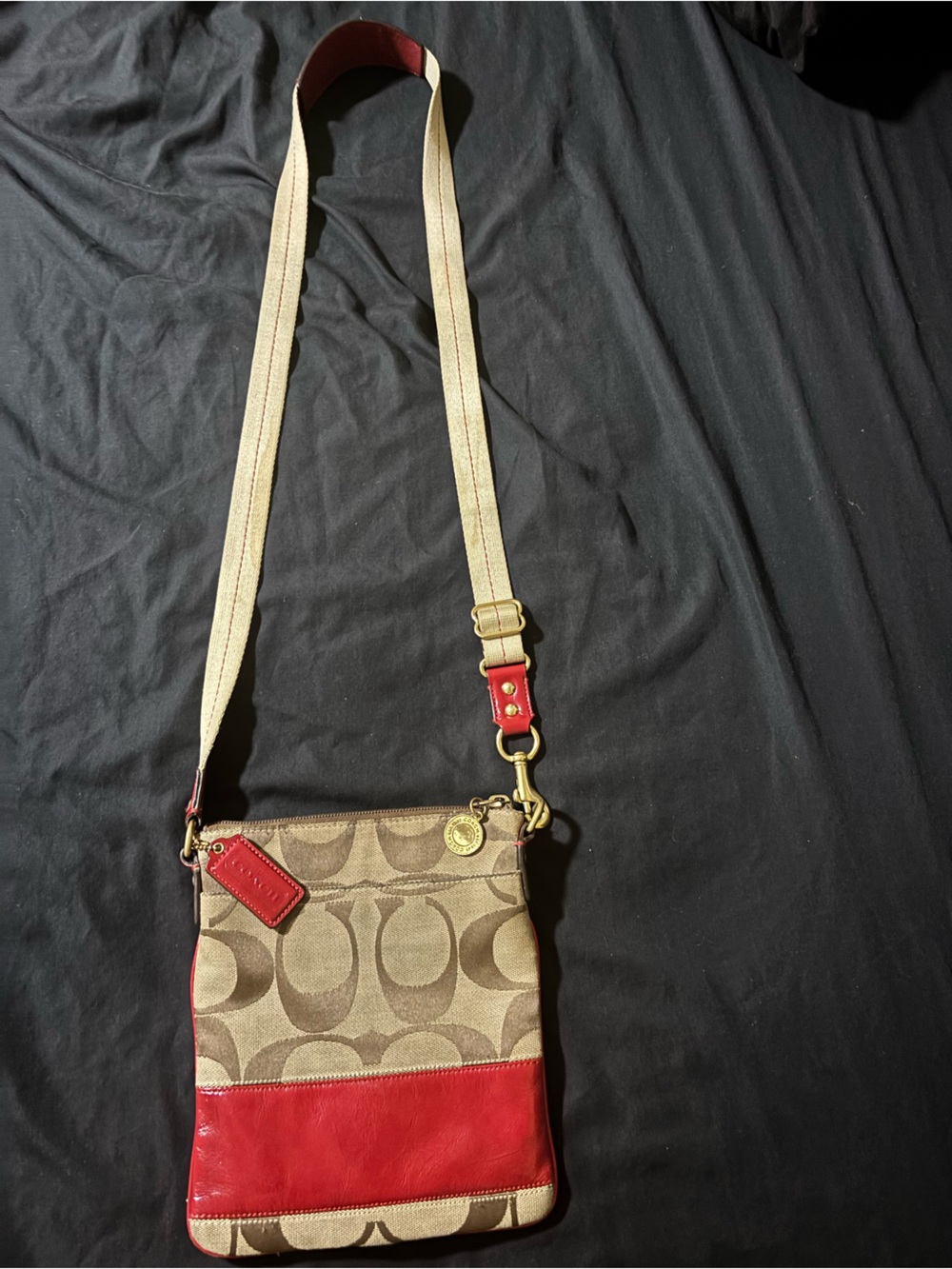 Coach Signature Crossbody & Flip-Flops - Picture 7 of 15